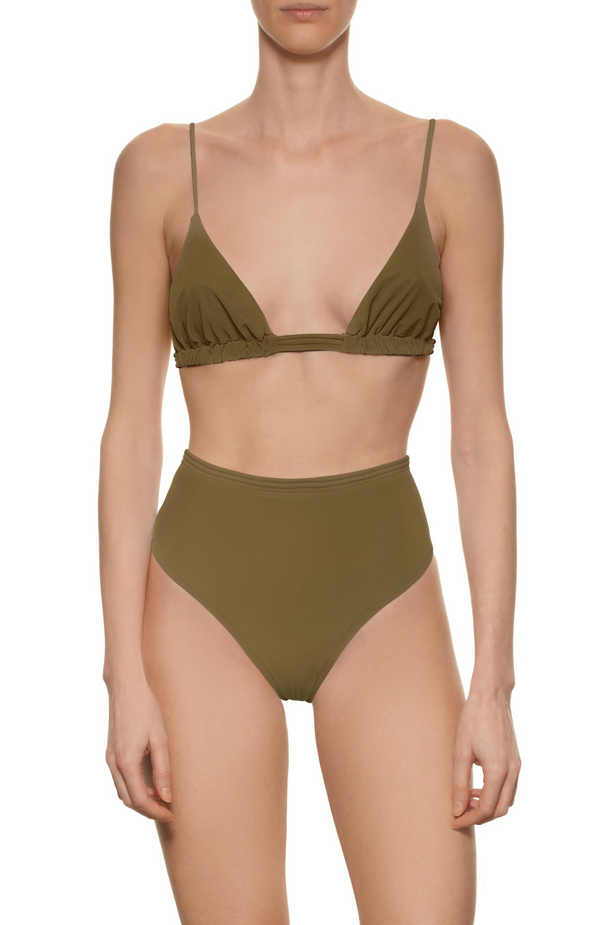 Olive Green Cheeky Bikini